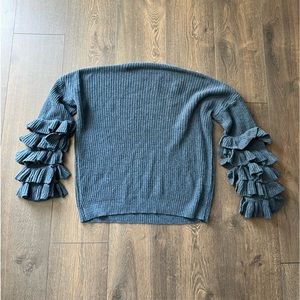 ruffle sweater
